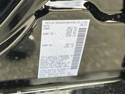 2025 Nissan Altima 2.5 SV