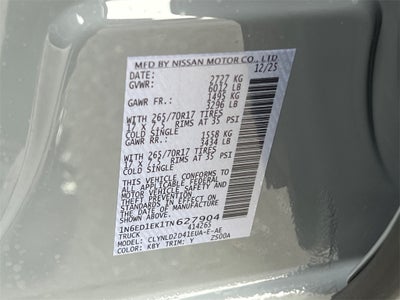 2026 Nissan Frontier PRO-4X