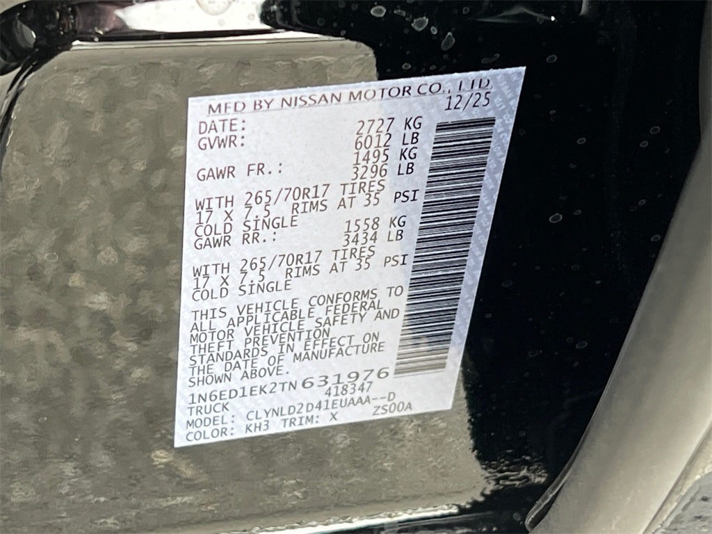 2026 Nissan Frontier PRO-4X