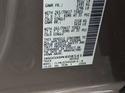 2023 Nissan Frontier PRO-4X