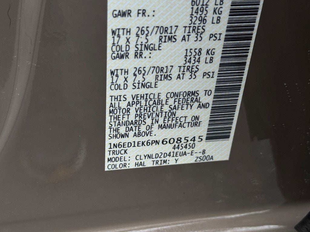 2023 Nissan Frontier PRO-4X