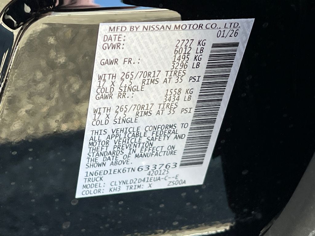 2026 Nissan Frontier PRO-4X