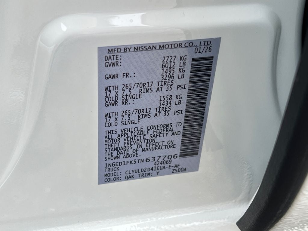 2026 Nissan Frontier PRO-4X