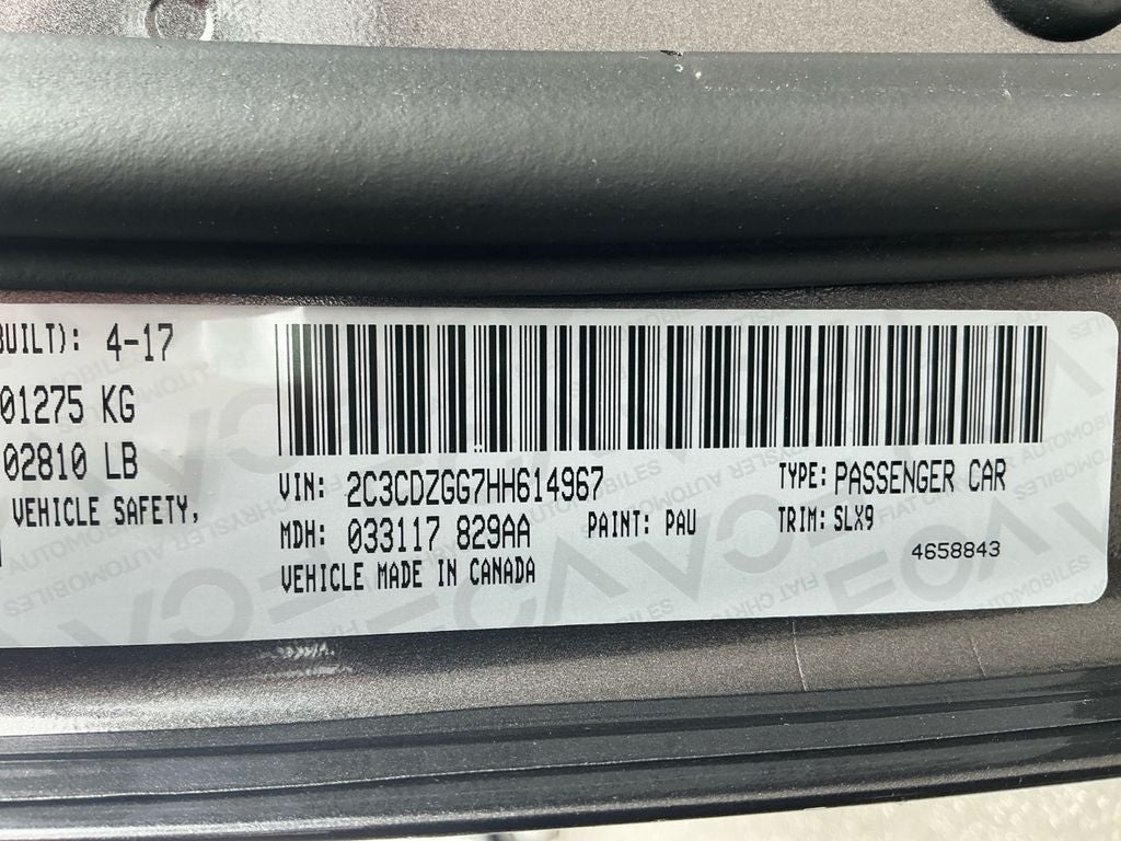 2017 Dodge Challenger GT / AWD