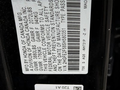 2025 Honda Civic Sport / One Owner /