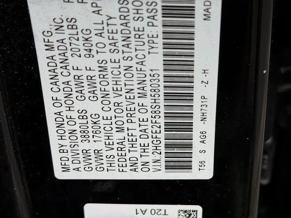 2025 Honda Civic Sport / One Owner /