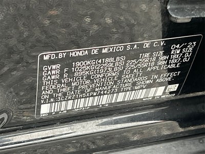 2023 Honda HR-V Sport One Owner