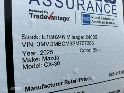 2025 Mazda Mazda CX-30 2.5 S Preferred Package