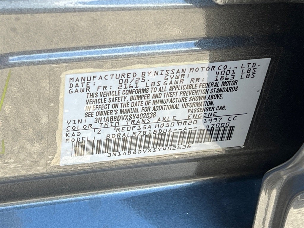 2025 Nissan Sentra SR / One Owner / Carpeted Floormats