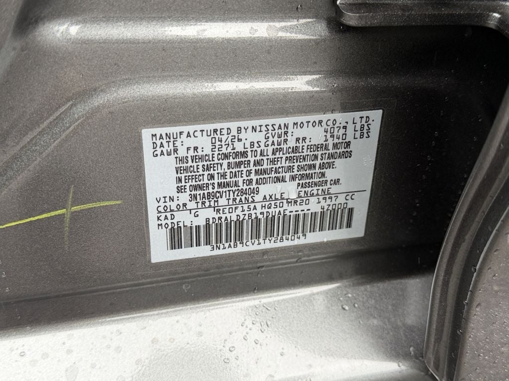 2026 Nissan Sentra SV