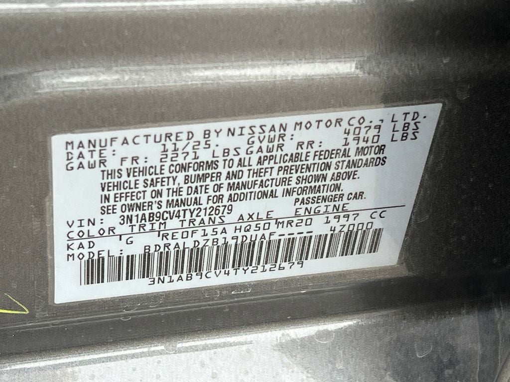 2026 Nissan Sentra SV