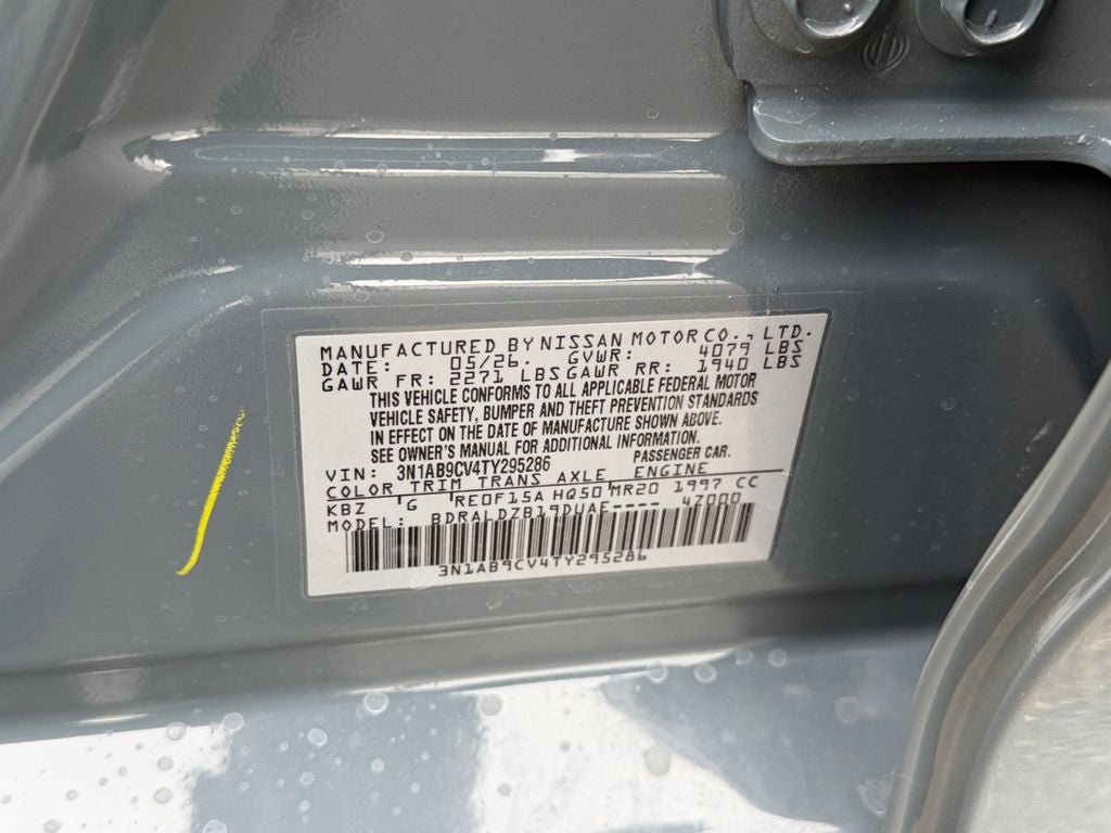 2026 Nissan Sentra SV