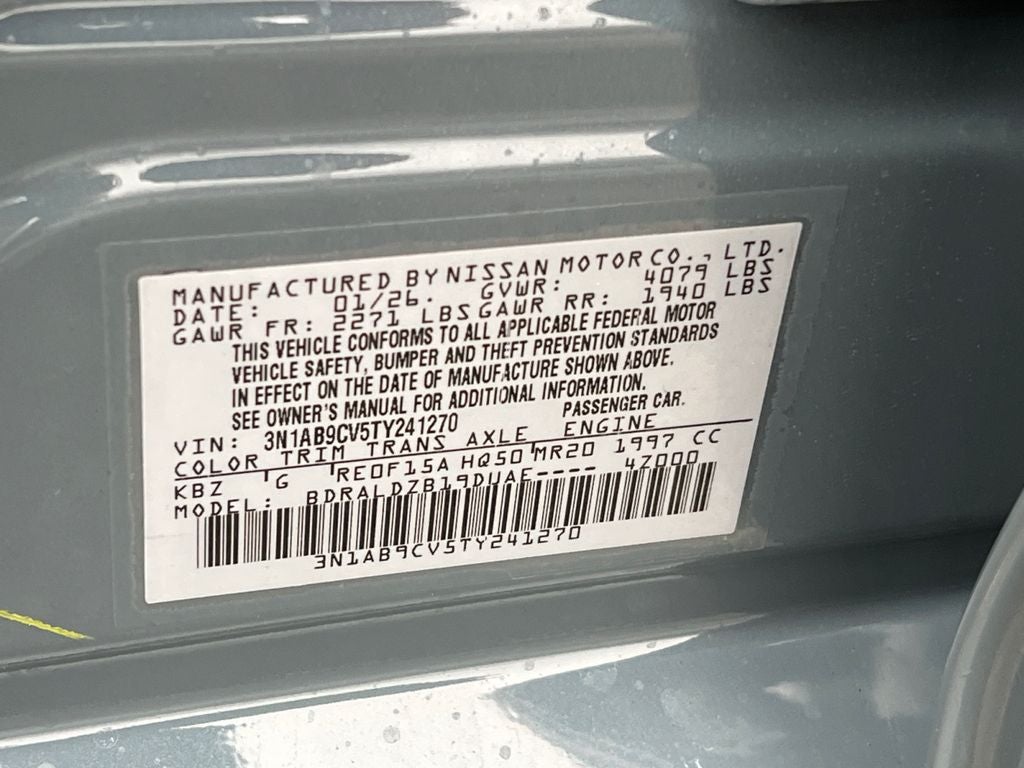 2026 Nissan Sentra SV