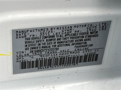 2026 Nissan Sentra SV