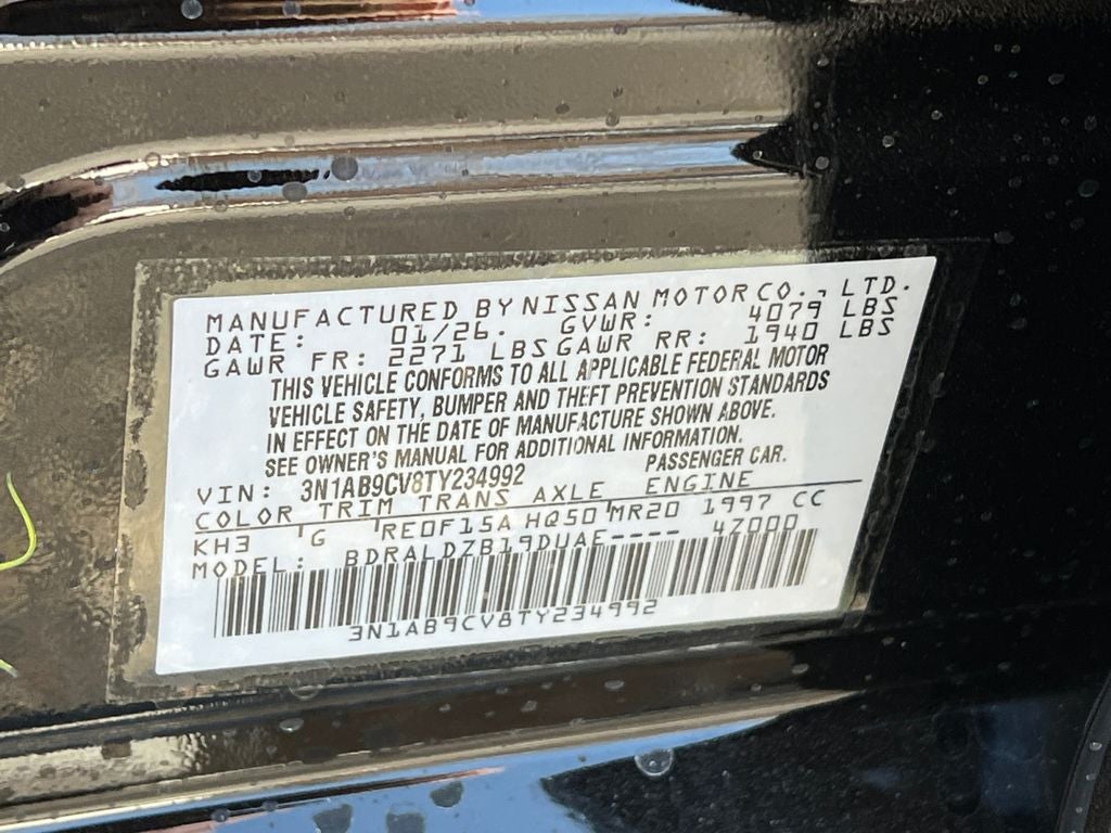 2026 Nissan Sentra SV