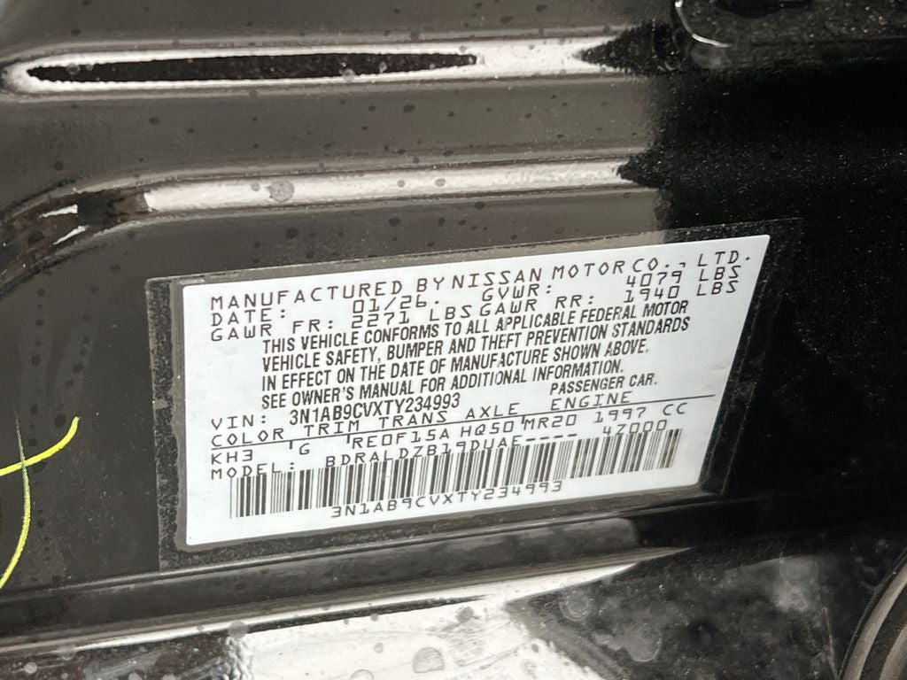 2026 Nissan Sentra SV