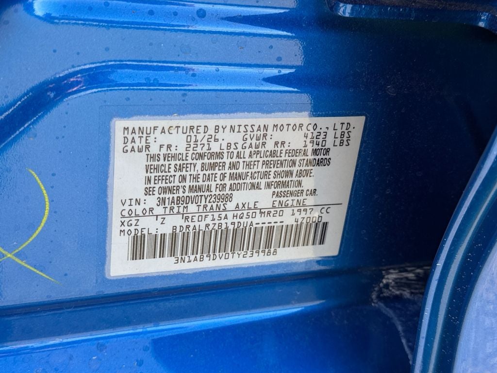 2026 Nissan Sentra SR
