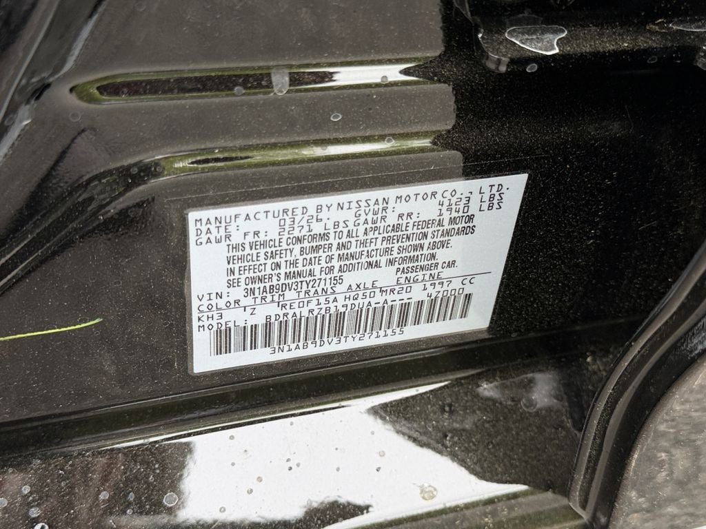 2026 Nissan Sentra SR
