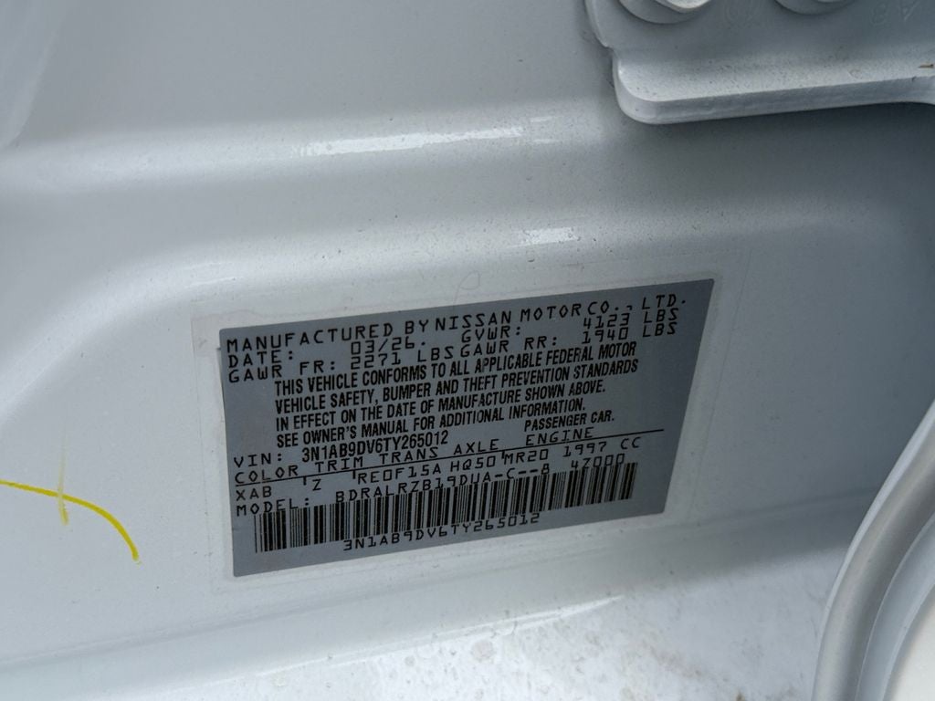 2026 Nissan Sentra SR