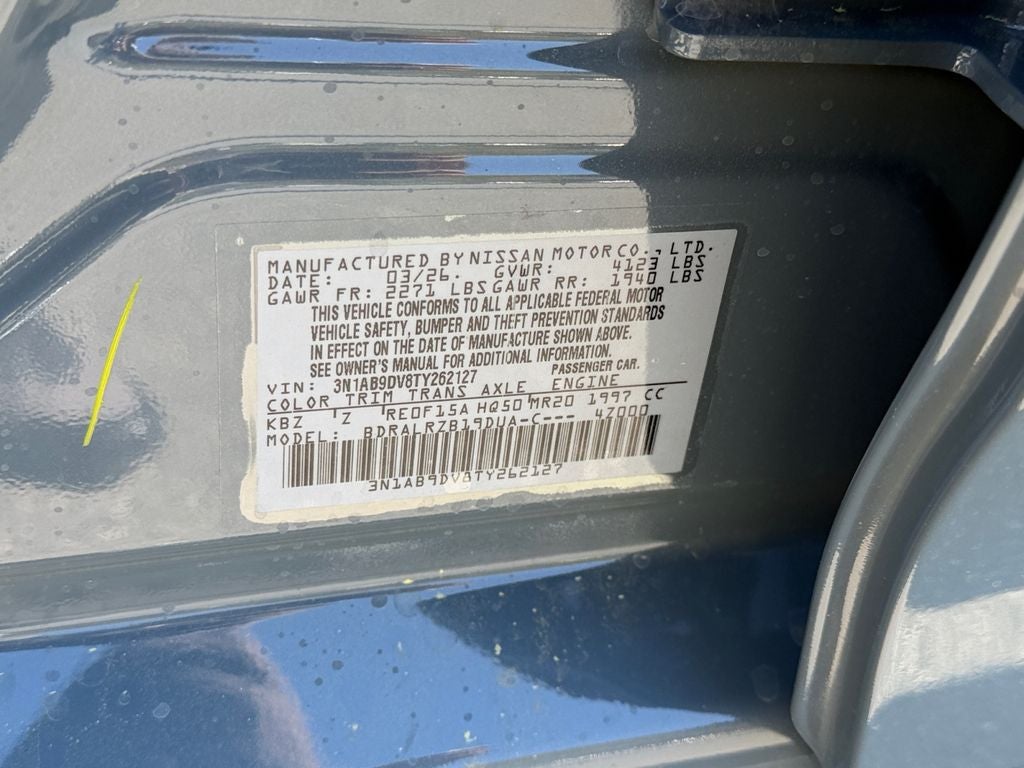 2026 Nissan Sentra SR