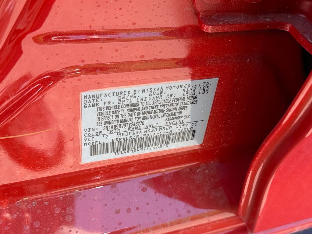 2026 Nissan Sentra SR