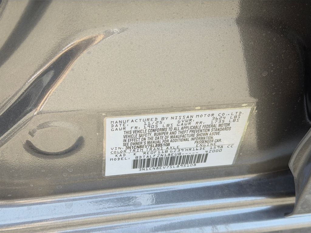 2025 Nissan Versa 1.6 SV