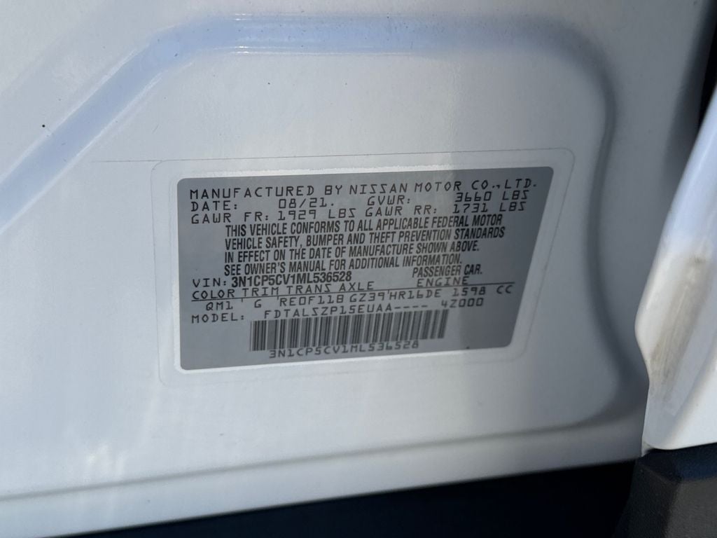 2021 Nissan Kicks SV / One Owner