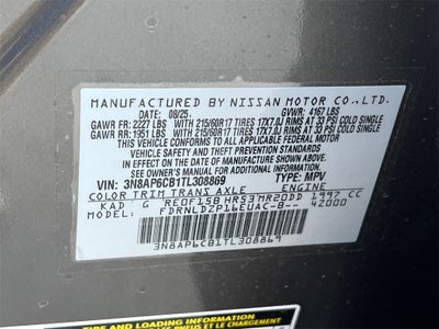 2026 Nissan Kicks SV