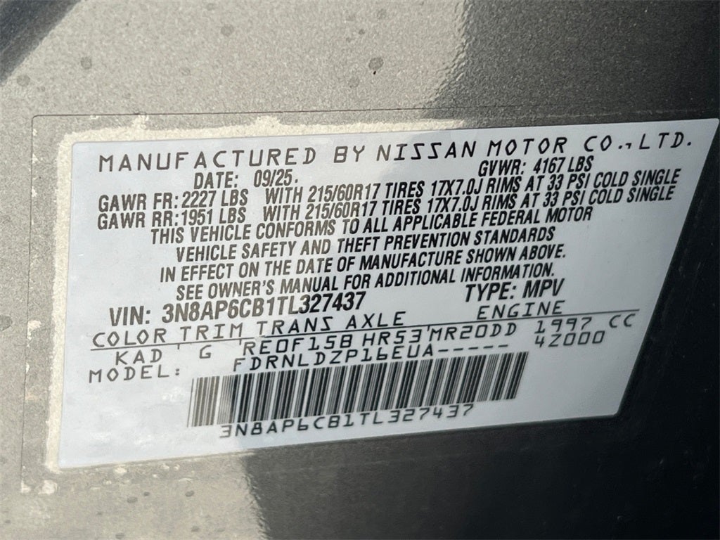 2026 Nissan Kicks SV