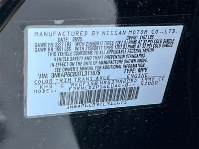 2026 Nissan Kicks SV