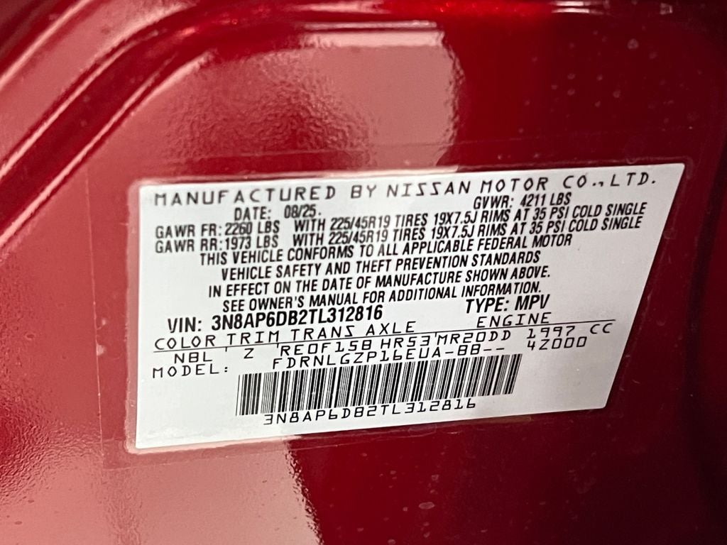 2026 Nissan Kicks SR One Owner / AWD / Cold Weather Package / Splash Gu