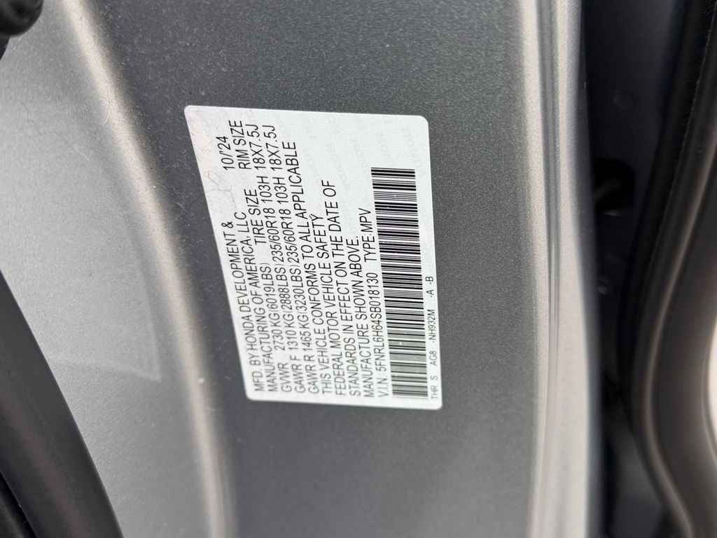 2025 Honda Odyssey EX-L / One Owner