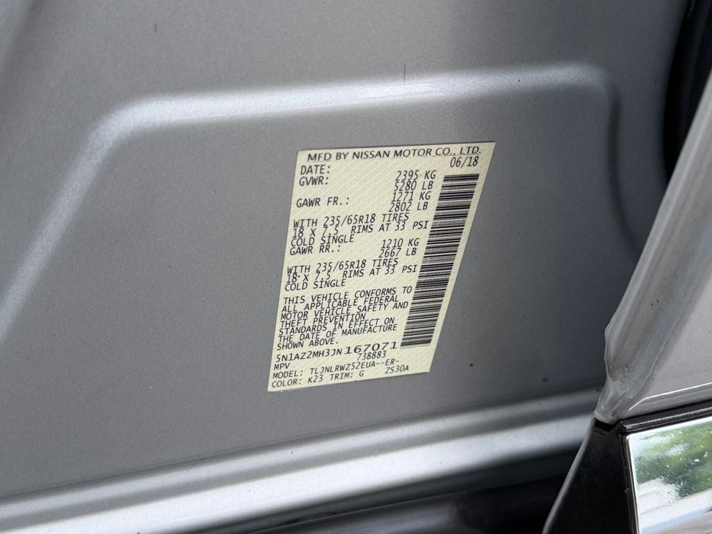 2018 Nissan Murano SL