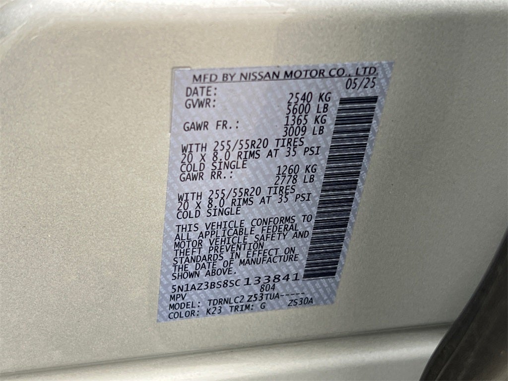 2025 Nissan Murano SV Certified Pre-Owned / One Owner / AWD