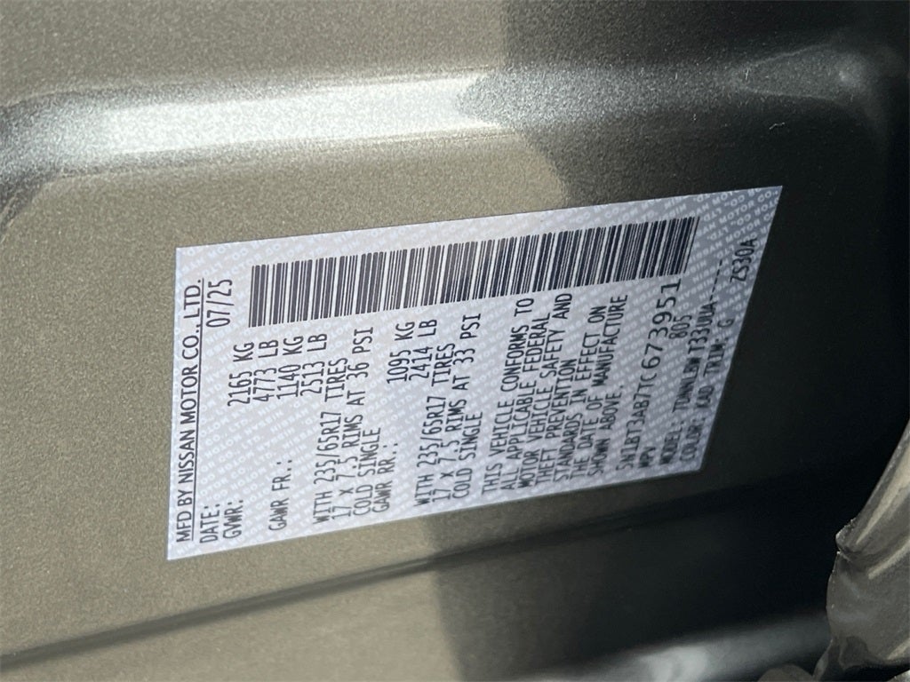 2026 Nissan Rogue S / One Owner / AWD / Splash Guards