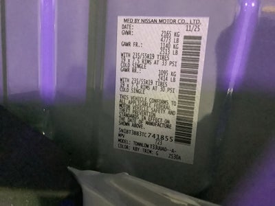 2026 Nissan Rogue Dark Armor