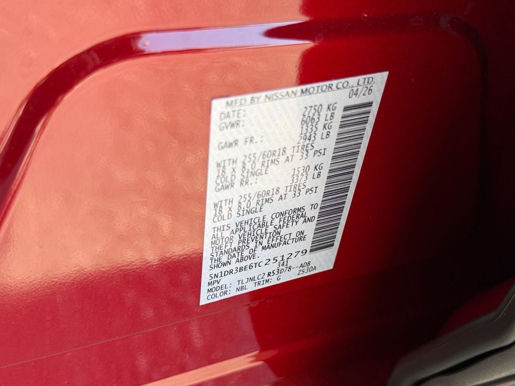 2026 Nissan Pathfinder SV