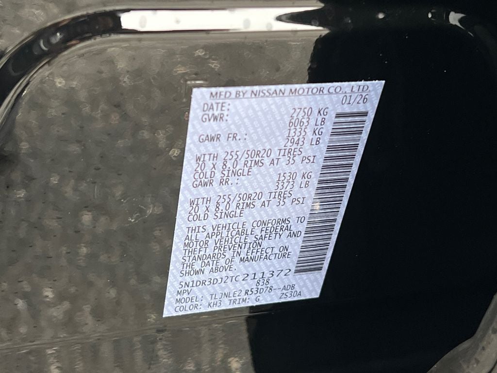 2026 Nissan Pathfinder Platinum