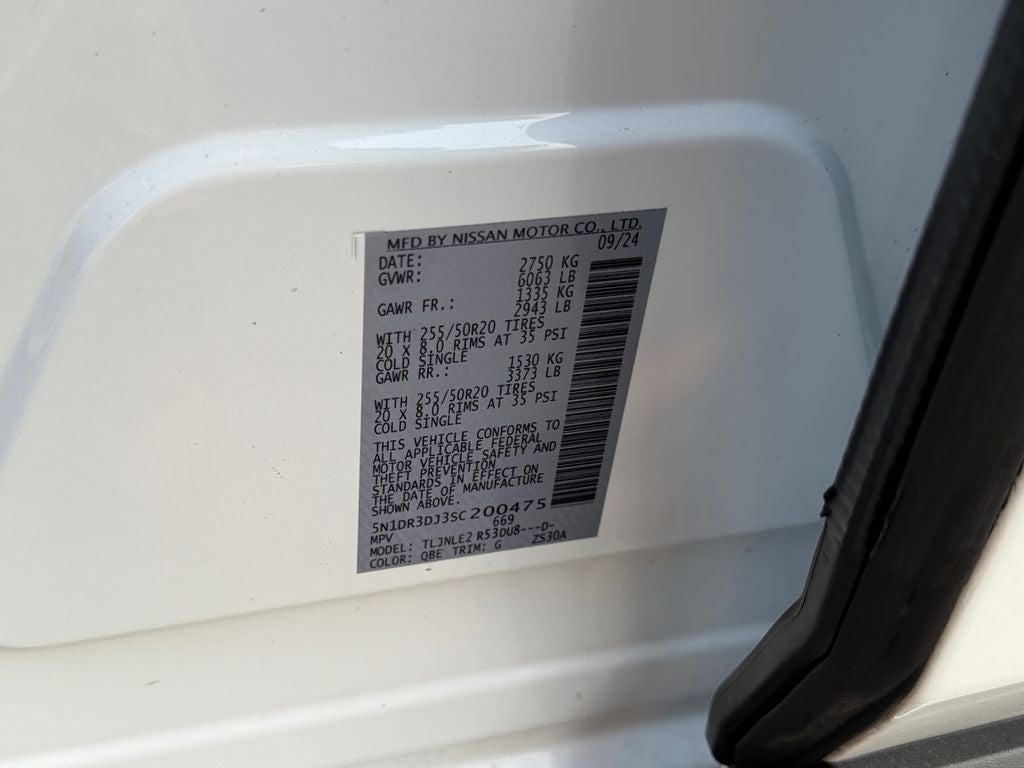 2025 Nissan Pathfinder Platinum / One Owner