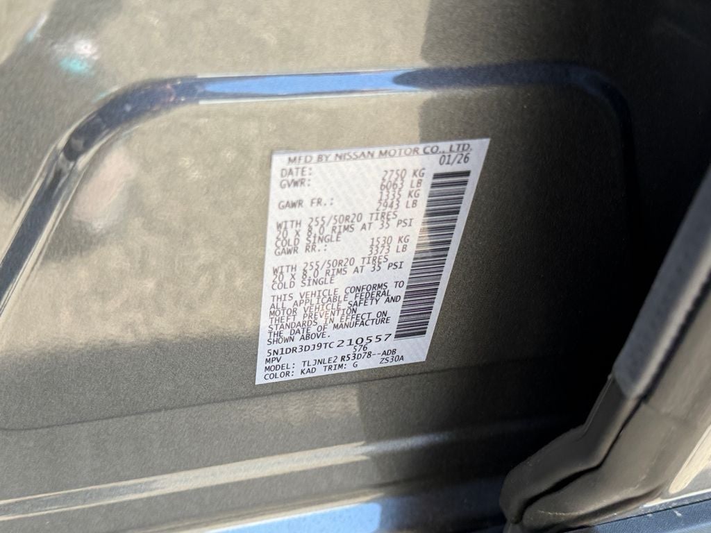 2026 Nissan Pathfinder Platinum