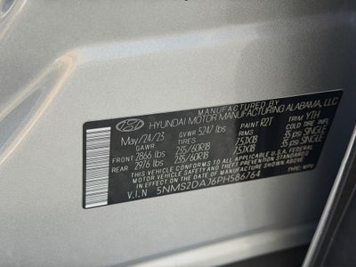 2023 Hyundai Santa Fe SEL / One Owner /