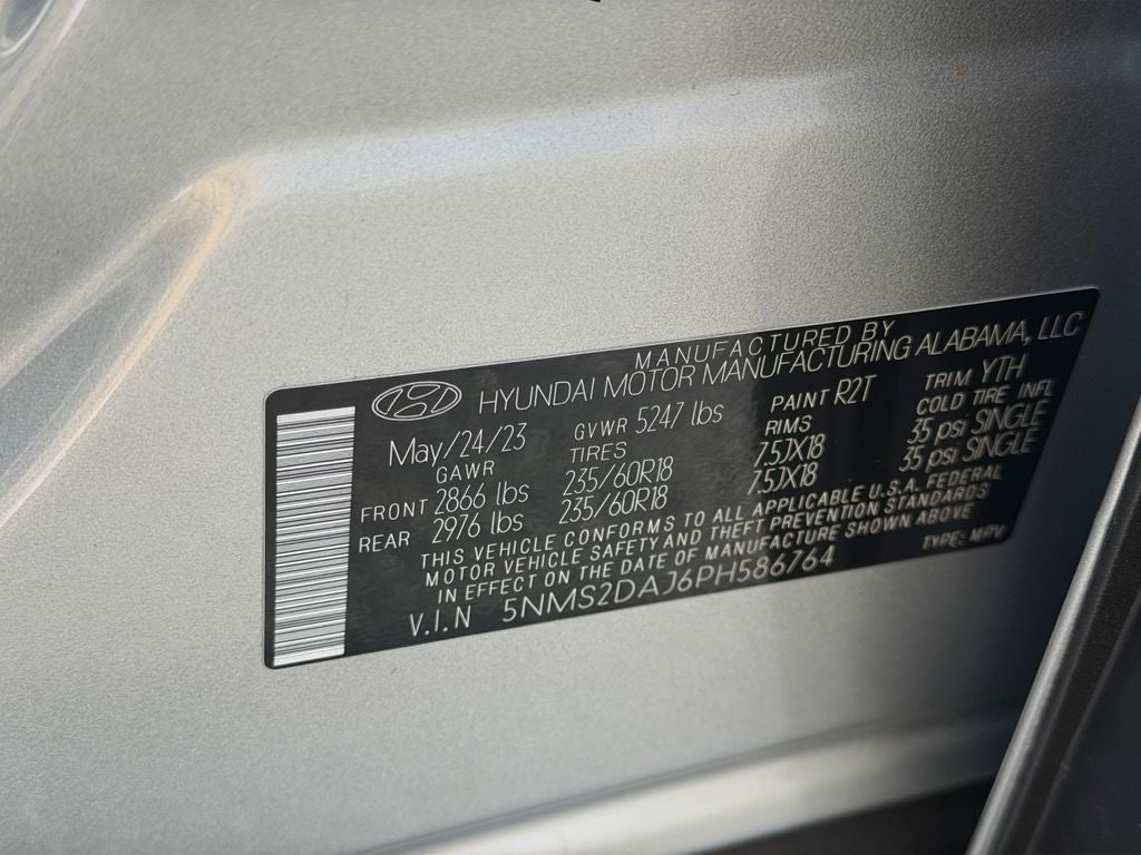 2023 Hyundai Santa Fe SEL / One Owner /