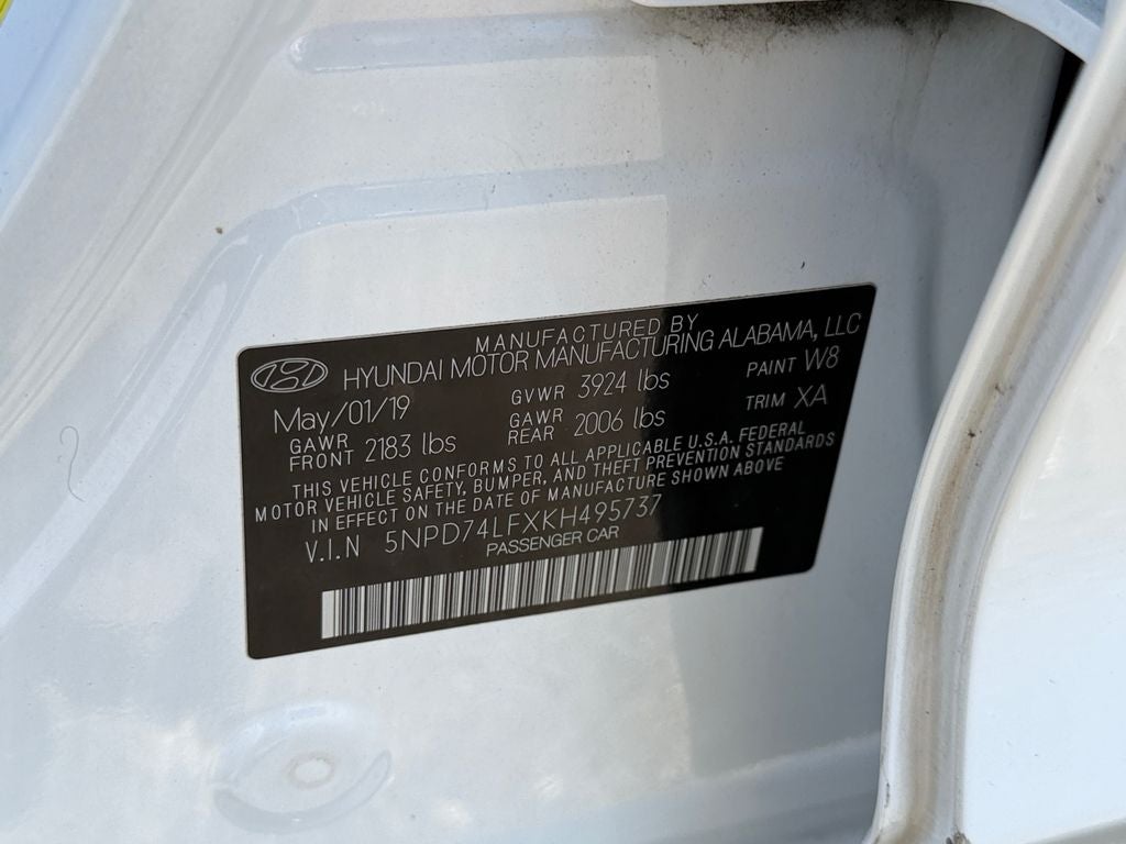 2019 Hyundai Elantra SE