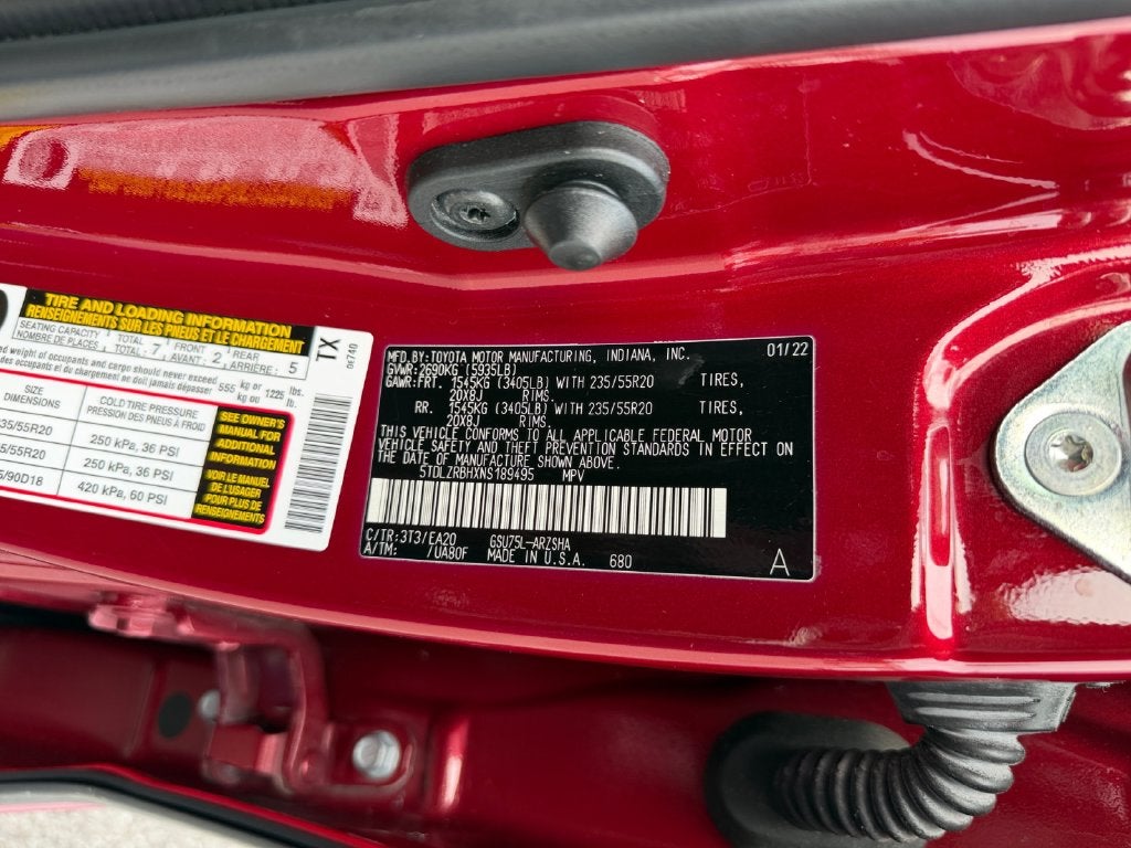 2022 Toyota Highlander XSE