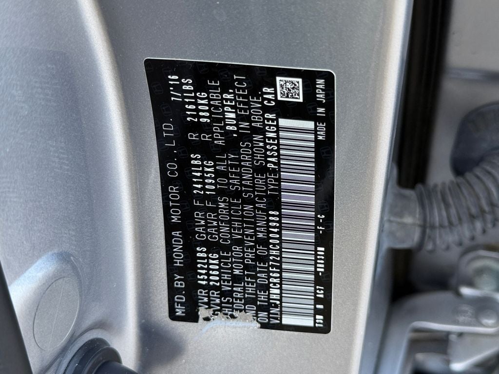 2017 Honda Accord Hybrid Touring