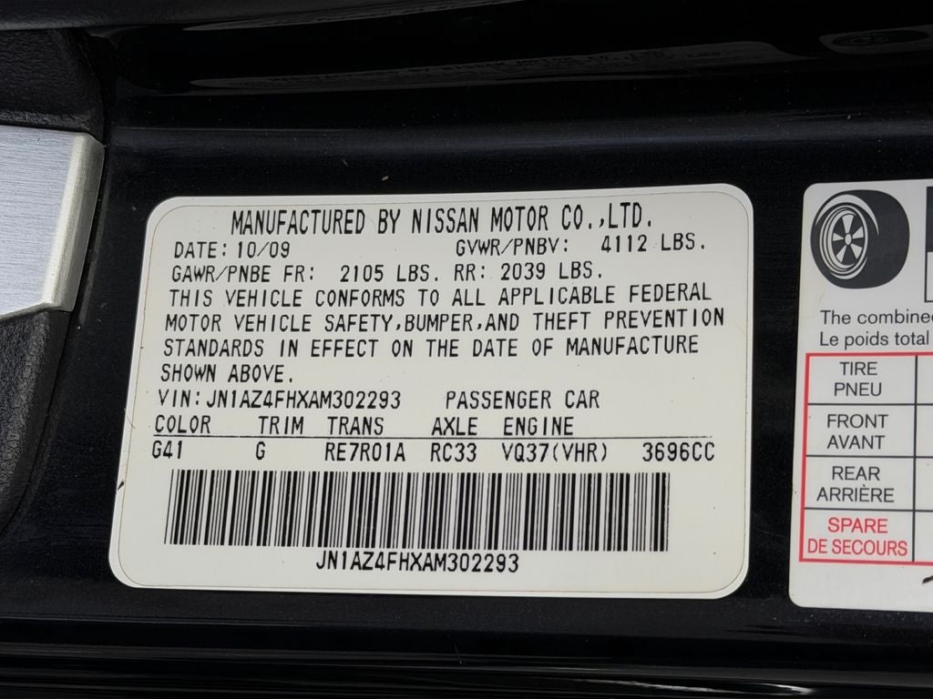 2010 Nissan 370Z Touring