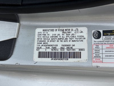 2012 Nissan 370Z Touring