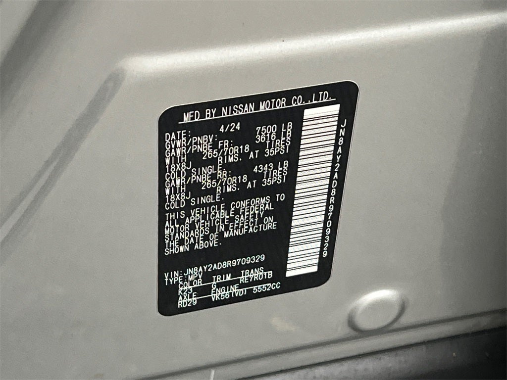 2024 Nissan Armada SV One Owner / 4WD