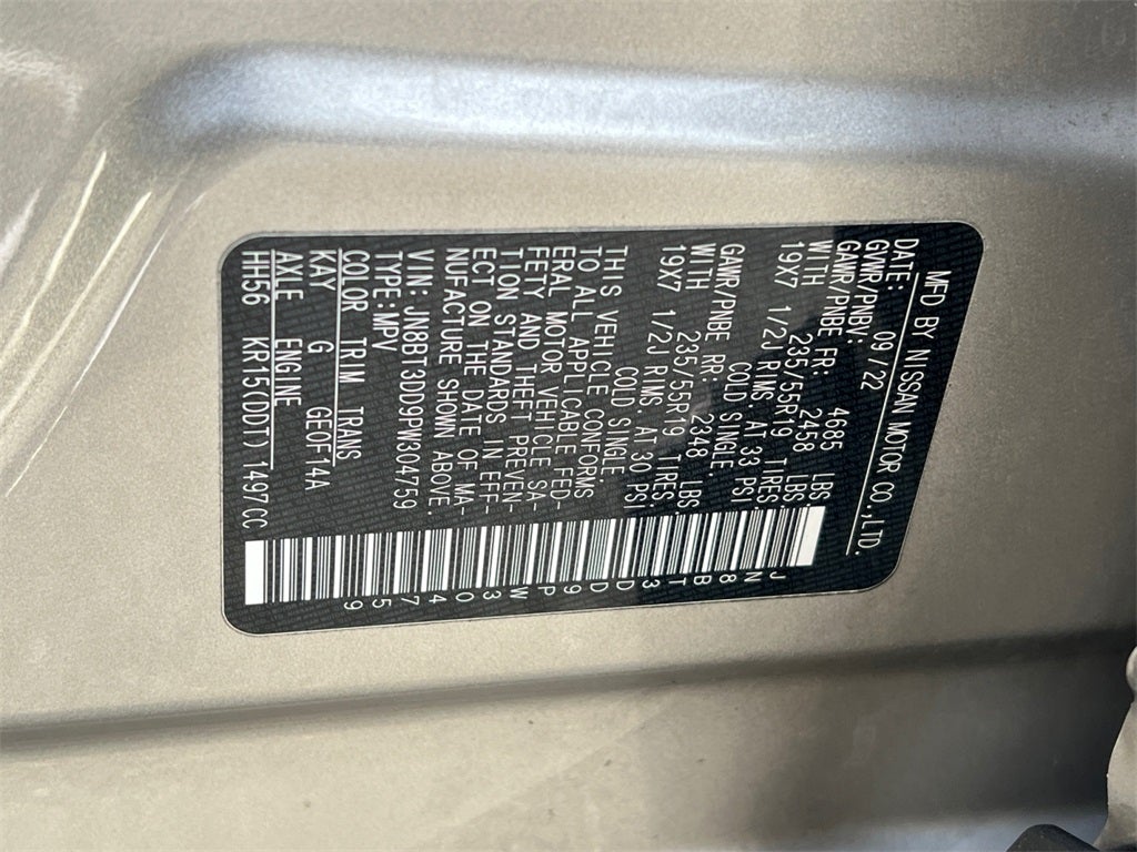 2023 Nissan Rogue Platinum One Owner / Premium Package / AWD