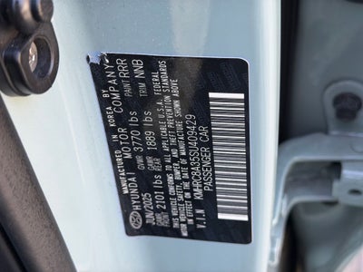 2025 Hyundai Venue SEL / One Owner /